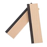 Operitacx 多宝琴斑鸠通用琴码 カットスロットブリッジサドル メープル材クォーターソーン硬材 エボニートップ付き