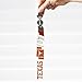 Rico Industries NCAA Texas Longhorns Wrist Lanyard Key Chain, Cute Wristlet Strap Keychain Holder for Women Men Car Keys ID Badges Card Wallet Phone Camera
