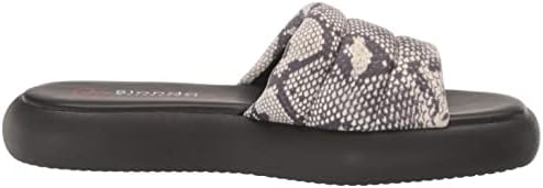 Blondo Women's Waterproof Silvana Slide Sandal, Snake Fabric, 8 | Image 5