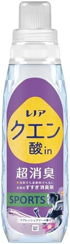 【442円】レノア クエン酸in 超消臭 衣類のすすぎ消臭剤 SPORTS リフレッシュリリーの香り 本体 430mL