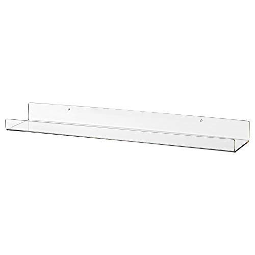 Ikea MELLOSA Picture Ledge, Transparent, 60 cm (23 5/8 ")