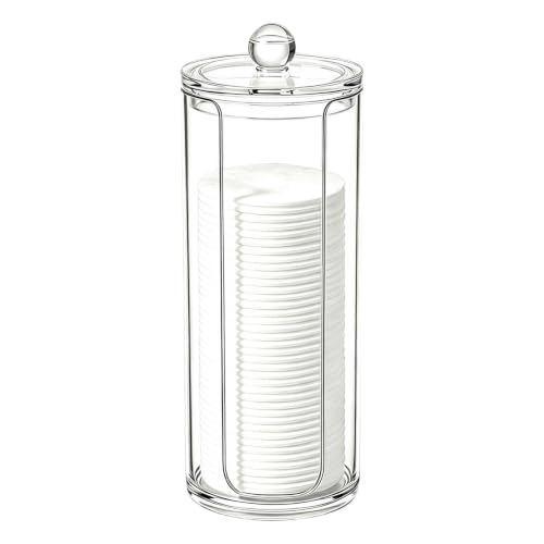 Acrylic Cotton Pad & Swab Organizer