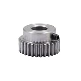 Engrenages à denture droite 1M16T Trou 5-6-6.35-8 Petit Engrenage 1 Mod Moteur Éperon Mini Pignon 45# Transmission Acier 1 Pièces(8mm)