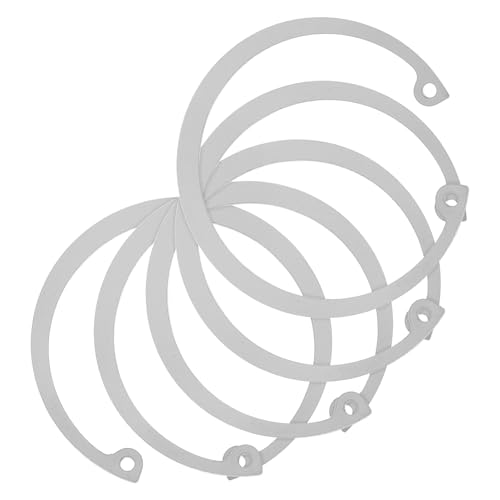 SOLUSTRE 5Pcs Internal Snap Rings Kit Stainless Steel Circlip Retaining Rings Assortment Set Elastic Design for Easy Installation Secure Fit Versatile Use for Various Applications