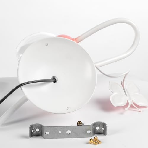 Aplique de una luz metálico ONLI para pared con detalles de mariposas 2