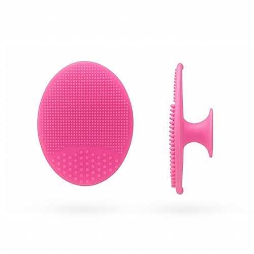 Kidu Steam Silicone Face Scrubber & Exfoliator Pad Set of 4 | Ultra‑Soft Facial Cleansing Pads for Deep Pore Cleansing | Compact, Portable, Lightweight | Skin‑Friendly, Safe for All Skin Types