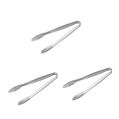 12 Pcs Bread Clip Ice Cube Tongs Food Clip Stainless Steel Food Tongs Food Serving Tongs