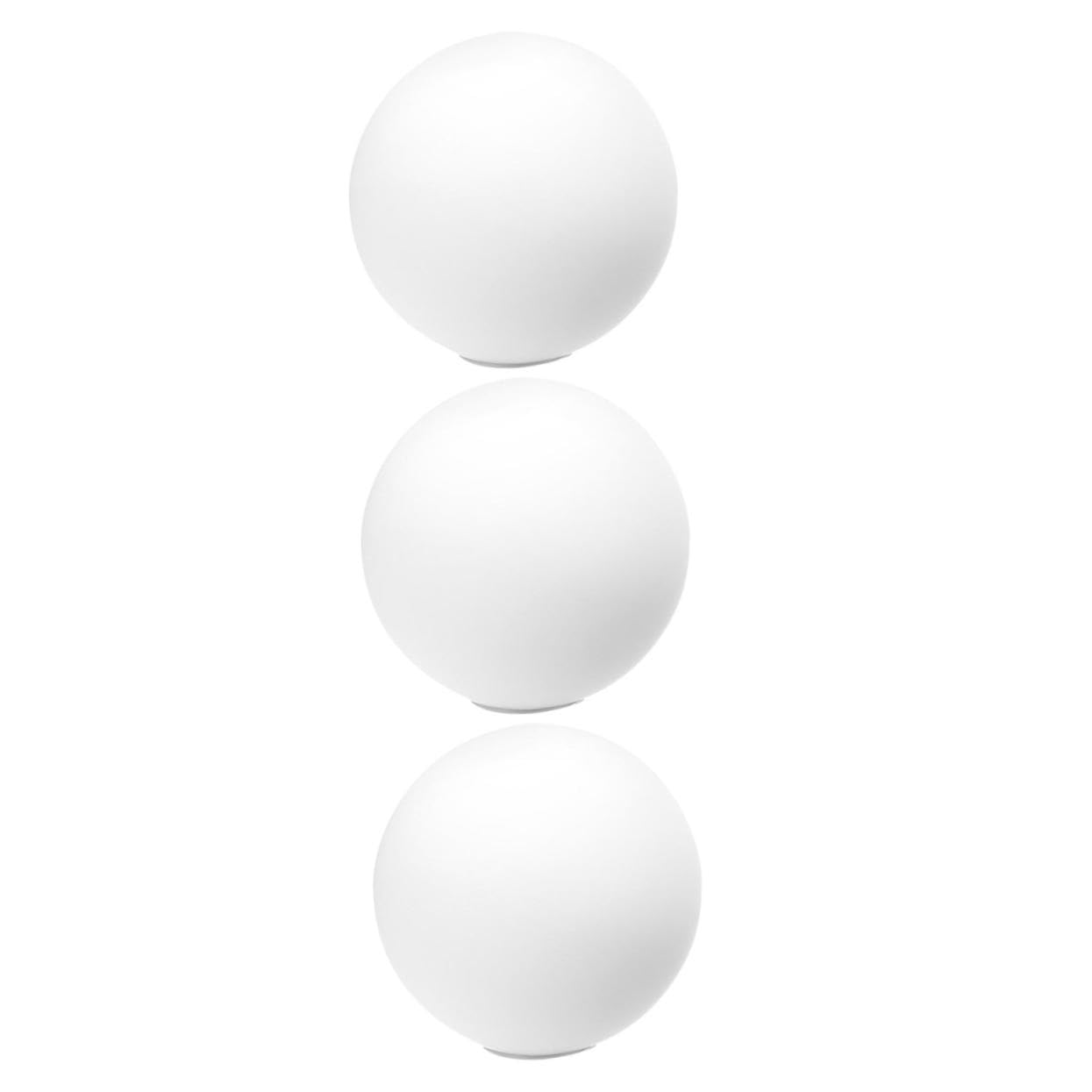 jojofuny 3pcs Globe Lamp Shade Ball Lamp Shade Fixture Post Mount Globe Light Fixture for Outdoor Lampshade and Floor Light Cover