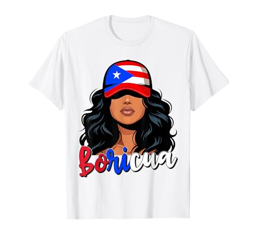 Puerto Rican Girl Puerto Rico Flag Proud Boricua Women T-Shirt
