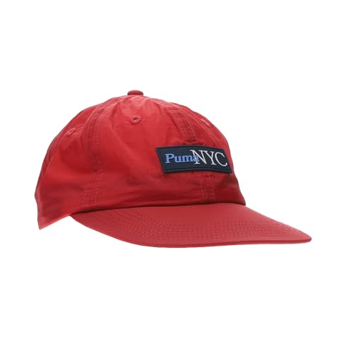 Casquette bord plat PUMA NYC homme rouge snapback streetwear