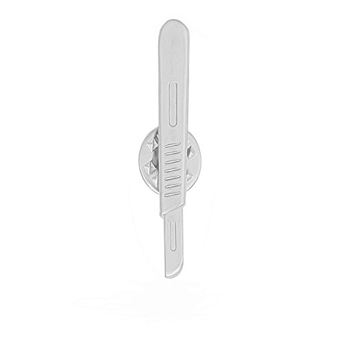 Image of Scalpel Brooch Lapel Pins Jewelry Gift for Surgeon Doctor Nurse