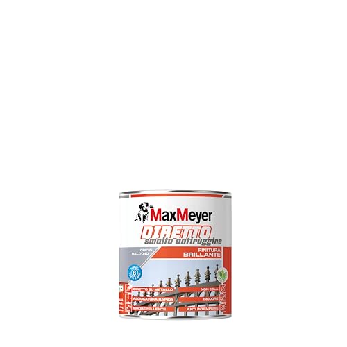MAXMEYER Diretto Antiruggine Brillante R7040 Grigio 0.75 L
