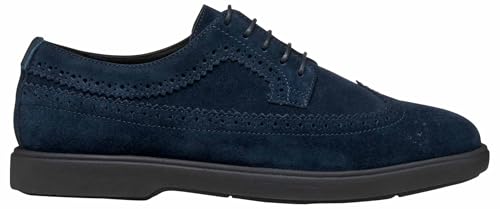 Geox Men's Derby Oxford, Blue, 102