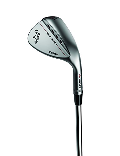 Callaway Golf Men's Chrome Mack Daddy 4, Steel, Wedge Flex, Right Hand, W-Grind, 56.0 Degrees #TOP1