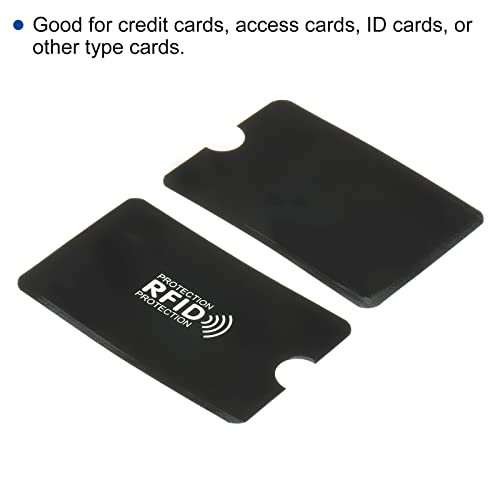 PATIKIL RFID Blocking Credit Card Sleeves, 10 Pack Contactless Protector Holder for NFC Purse, Black4