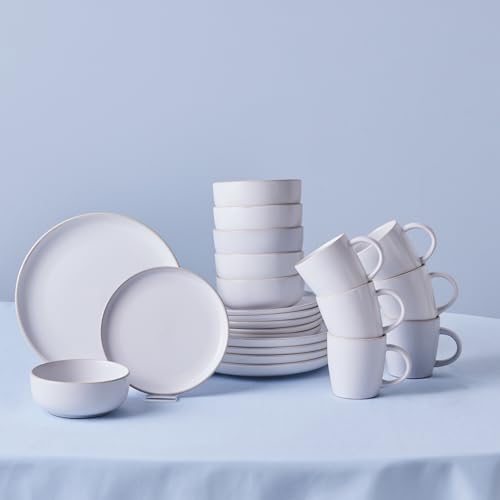 Karaca Hope Plates and Bowls Set for Stylish Tableware - Stonewar...