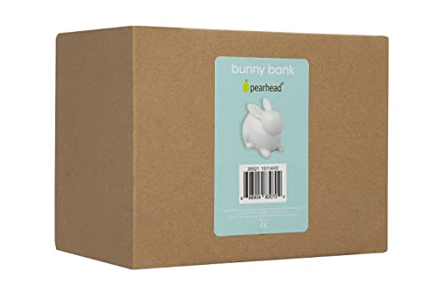 Pearhead Ceramic Bunny Coin Bank, Nursery Décor, Keepsake, Or Savings Toy Bank For Kids, White #TOP3