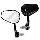 evermotor Universal Motorradspiegel, E24 Motorrad Rückspiegel, Lenkerendenspiegel, für Quad Roller ATV Moped Scooter, 2 Stück