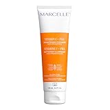Marcelle Vitamin C + PHA Brightening Cleanser with Probiotics, All Skin Types, Moisturizing & Exfoliating, Vegan, Cruelty-Free, Hypoallergenic, Fragrance-Free, Non-Comedogenic, Clean, 125 mL