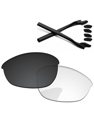 Image of Replacement Lenses & Rubber Kits for Oakley Half Jacket 2.0 OO9144 62mm - Precision Fit, UV Block, Impact Resistant