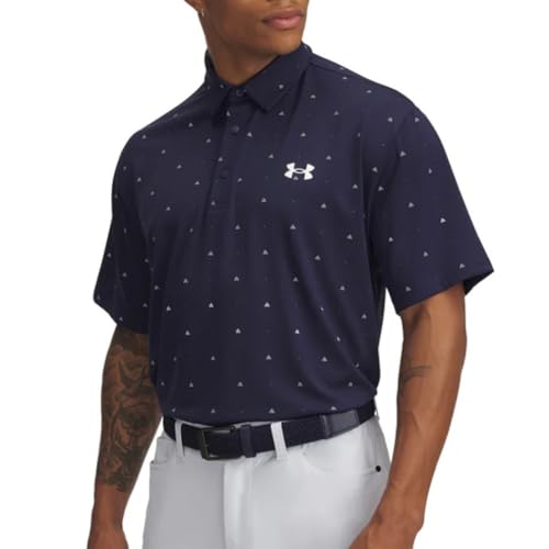 [アンダーアーマー] プレーオフ メンズ ゴルフ 半袖 ポロシャツ UA Playoff 3.0 Printed Polo [並行輸入品]