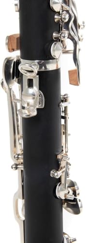 SYMPHONIE WESTERWALD Klarinette in B, Deutsches System, Luxuskoffer mit Rucksackgarnitur, Mundstück, Klarinettenständer, Wartungsservice