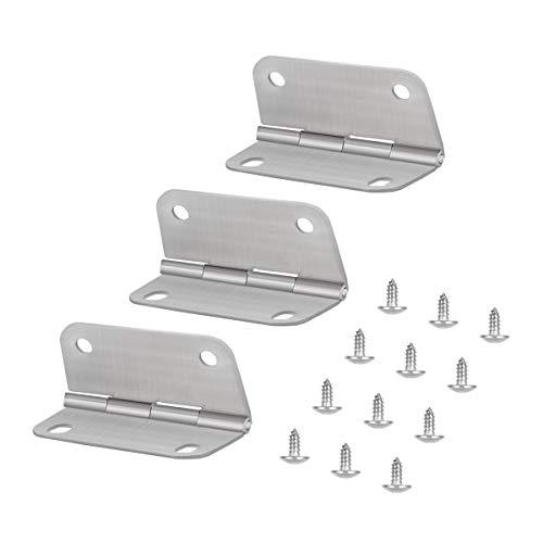 Aieve 3 Pack Cooler Hinges Compatible With Coleman Cooler Hinges Replacement, Stainless Steel Cooler Replacement Hinges And Screws Set Replacement For Coleman Cooler Parts Cooler Replacement Parts #TOP2