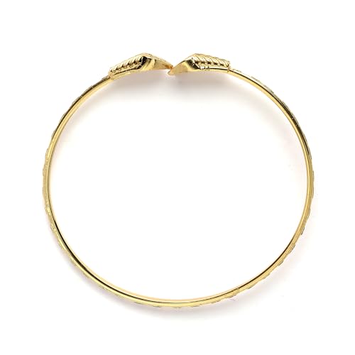 Gold-Plated American Diamond Bangle Bracelet