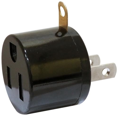 ROAD WARRIOR 日本用 変換プラグ アース付 3ピン→2ピン 変換 日本製 PSE取得商品 P-A2-A - ROAD WARRIOR - 商品画像