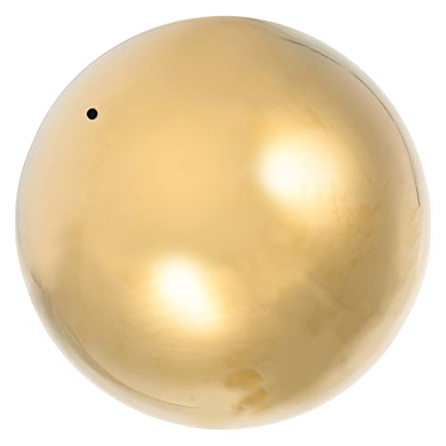 GALPADA Mirror Spheres Set of 2 Metal Gazing Balls Reflective Garden Balls for Outdoor