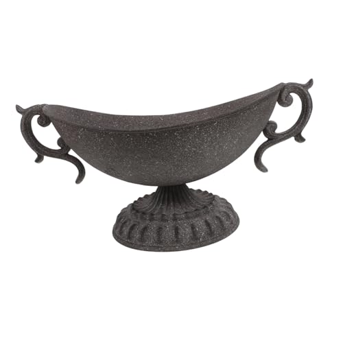 SOLUSTRE Floral Wire Urn Vase Iron Flower Pot Vintage Decor Wedding Party Tabletop Goblet Style Planter