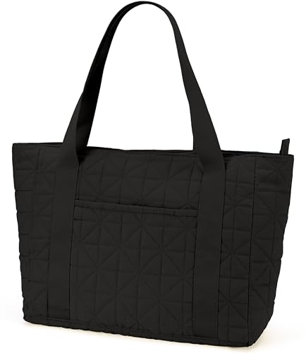 REVOTRA Quilted Puffer Tote Bag