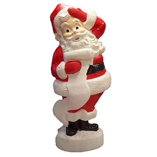 Union Products 75180 43 Inch Tall Jolly Santa Claus 25-Watt Light Up Statue Holiday Festive Decor for Inside or Outside Homes with 6 Foot Power Cord