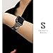 Secbolt Carved Flower Bling Bands Compatible with Apple Watch Band 38mm 40mm 41mm 42mm iWatch Series 10/9/SE/8/7/6/5/4/3/2/1, Stainless Steel Dressy Jewelry Bracelet Women, Black