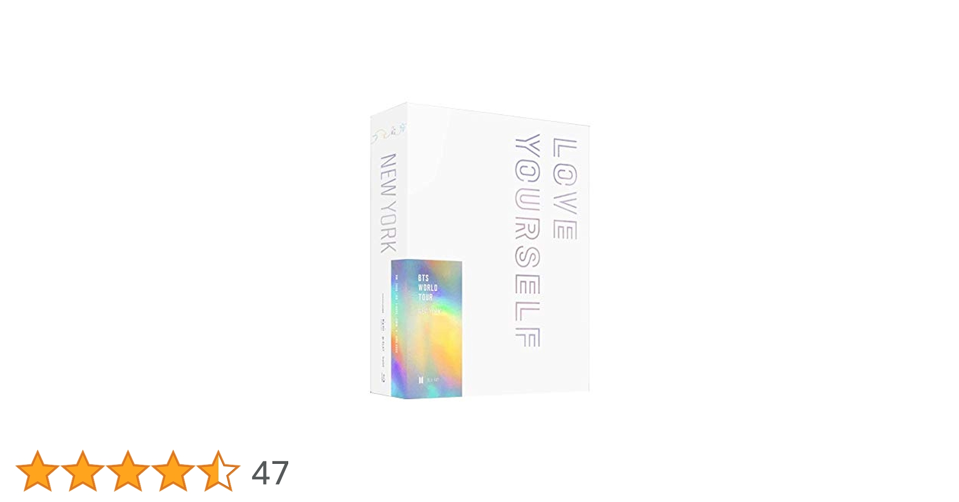 BTS LOVE YOURSELF CD Blu-ray ニューヨーク公演 BTS LOVE YOURSELF CD Blu-ray ニューヨーク公演最 安値