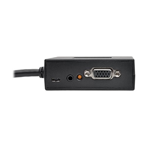 Eaton Tripp Lite HDMI‑to‑VGA Adapter P131‑06N‑2VA‑U, 2‑port splitter with audio, 1080p support - Image 3