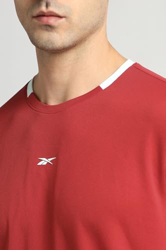 Image of Reebok Men's Sport T-Shirt - Moisture Wicking Sports T-Shirt | Workout Running Training Tshirt for Men's | Half Sleeve Active Tee