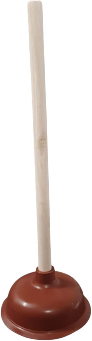 T&B Déboucheur WC avec poignée de 430 mm et tasse de 150 mm Rouge