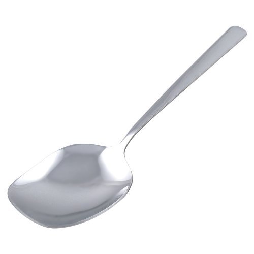 Town Food Service 22806 8-1/4 Inch Solid Stainless Steel Serving Spoon cover