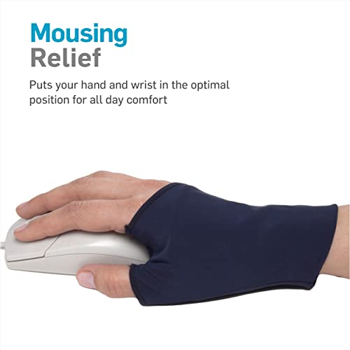 NatraCure Computer Gloves (Carpal Tunnel Relief) - Size: Small - One Pair (Reversible) - (For Wrist and Hand Pain Relief from Typing and Other Repetitive Movements)