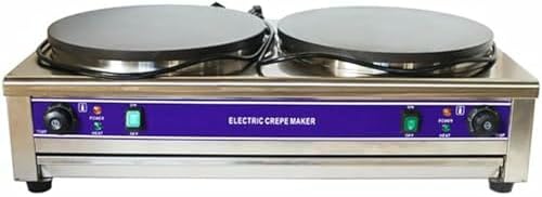 OJHGRDFV Machine Électrique pour Faire des Crêpes, Une Double Tête,