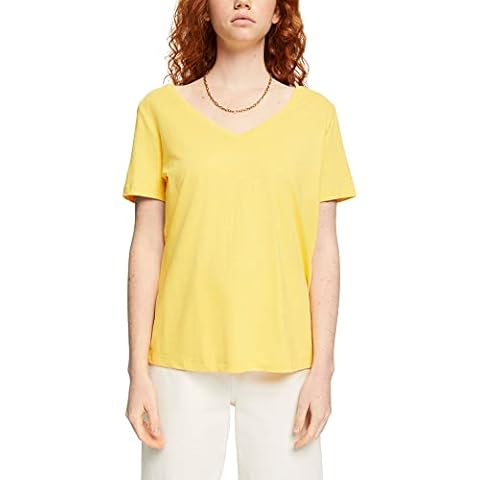 edc by Esprit Women's 992cc1k322 T-Shirt, 750/Yellow, XXL Cover