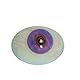 Kontaktlinsen farbig ohne Stärke lila | farbige violette Jahreslinsen | weiche Linsen | 2 Stück Farblinsen + Linsenbehälter | 0.0 Dioptrien | crazy aussergewöhnliche Farben | Charmiga Sky Blue-Violet