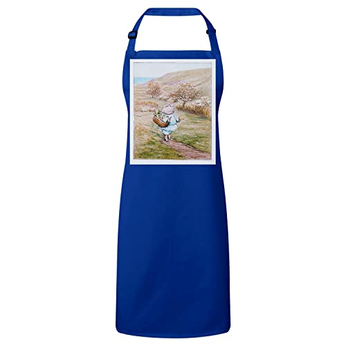 Tablier cuisine bleu enfant Cochon Beatrice Potter - Tablier de protection premium pour pâtisserie