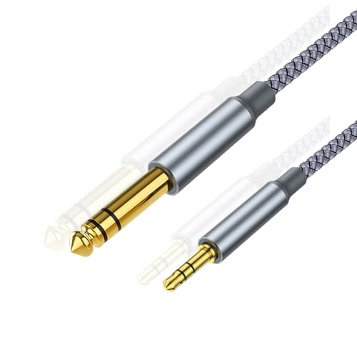 Cable Estéreo 3.5mm a 6.35mm 1.8m Bidireccional miniatura 1
