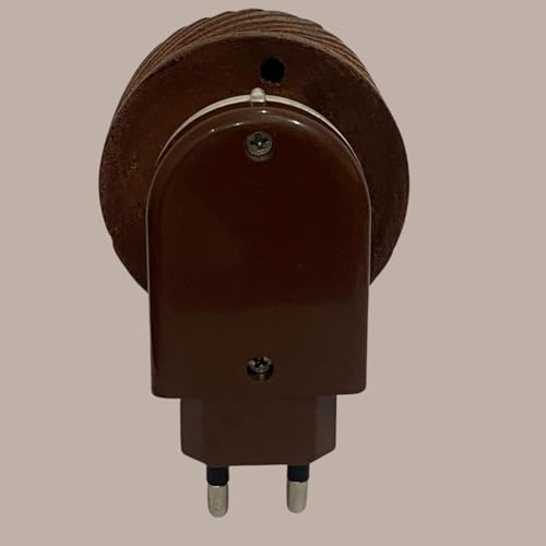 Image of Sheesham Wooden Electric Kapoor Dani | Premium Camphor Diffuser for Pooja Meditation and Air Purification | Plug-in Kapur Dani for Home Mandir Temple & Office | Bakhoor & Aroma Diffuser Burner