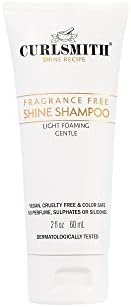 CURLSMITH - Shine Shampoo, Gentle, Sensitive, Fragrance Free Cleanser for All Curl and Hair Types, Vegan