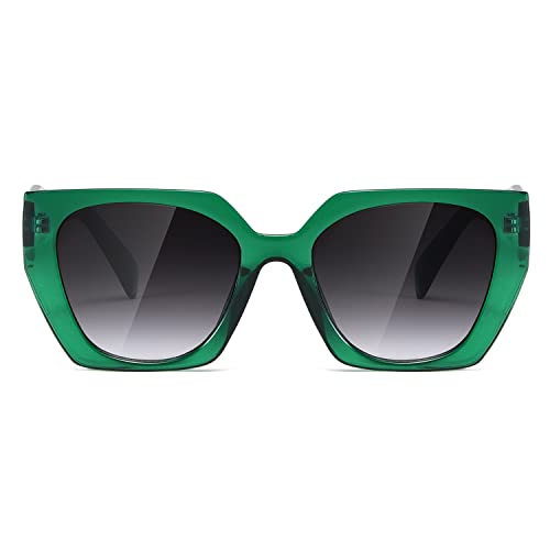 Retro Sunglasses Women and Men Square Trendy Show shades fashion vogue UV Protection sun glasses sunshade