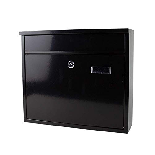 Boîte aux lettres anthracite design moderne pour façade élégante
