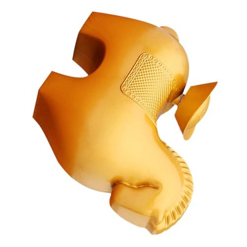 HYTROVE Statua in Zinco con Ingot Scultura Decorativa Piccola per Mensola e Scrivania Prosperità e